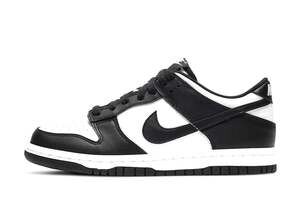 Nike Dunk Low Panda Black White Sneakers - Size 7Y